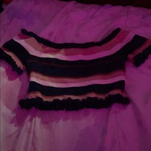 Stripe crop top